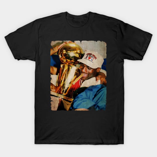 Michael Jordan Championship Vintage T-Shirt by CAH BLUSUKAN